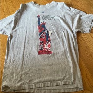 Boston Red Sox Statue Of Liberty T shirt